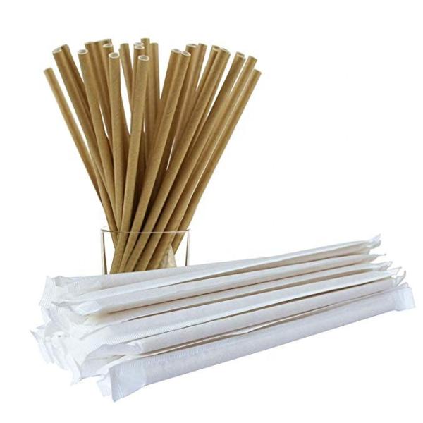 Buy cheap Food Grade Bleached Paper Milkshake Straws Eco Friendly FDA Approved from wholesalers