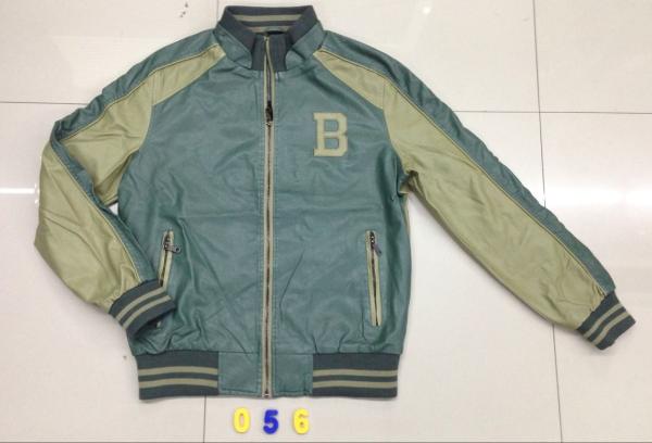 Buy cheap 056 Men's pu fashion baseball jacket coat stock from wholesalers