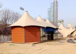 Luxury Triple Top Large Glamping Safari Tents For Hotel Restaurant