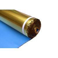 Buy cheap Eco Friendly Wood Floor Underlay IXPE 3mm Thickness Gold Foam Underlay product