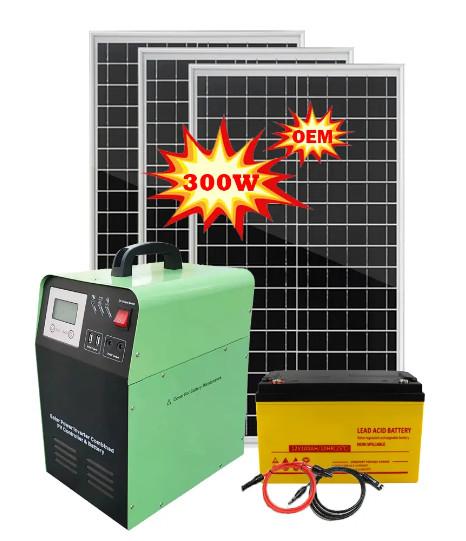 Buy cheap New Arrival 300w Hybrid Photovoltaic Solar Off Grid Panel Generator System from wholesalers