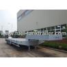 Buy cheap High End 80 Ton 4 Axle Low Bed Semi Trailer Non - Liftable Air Suspension from wholesalers