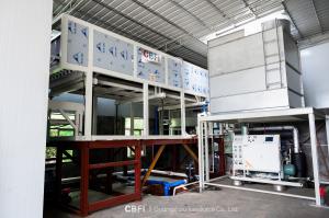 China Nissan 10 Tons Direct Cooling Block Ice Machine Case Of Split Type on sale