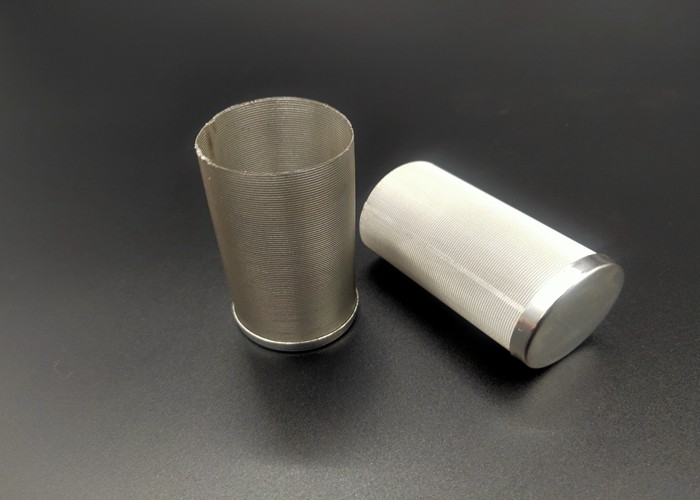 Rimmed 2mm 635mesh Stainless Steel Wire Mesh Tube Cylinder Filters
