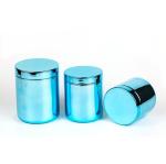 Buy cheap Wide Mouth Metalized Chrome Plastic Powder Canister 100Ml-2000ml Jar With Lid from wholesalers