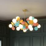 Nordic Chandelier Personality Colorful Cartoon Bedroom Lamp Modern Children's