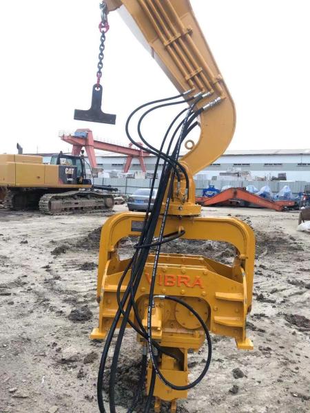 Buy cheap 10m Length Excavator Boat Sheet Pile Driving Machine from wholesalers