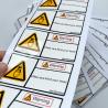Buy cheap Waterproof Labels Warning Vinyl Packaging Stickers Custom Logo from wholesalers