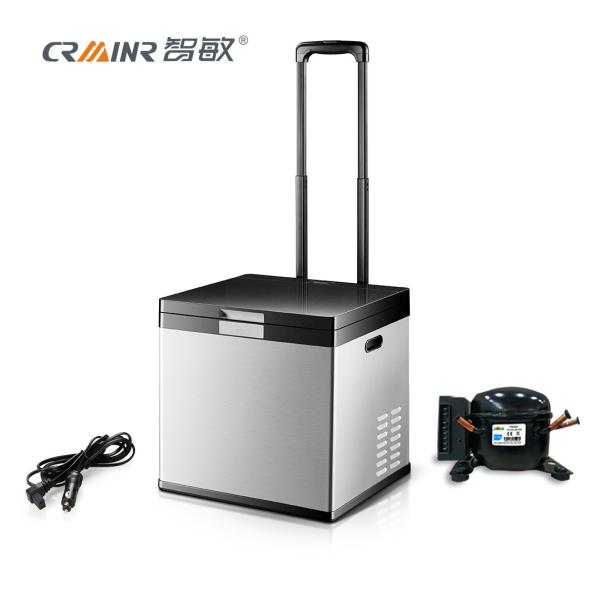 Buy cheap Trolley Handle Portable Fridge Freezer , Car Refrigerator With Compressor from wholesalers