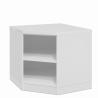 Buy cheap Customizable Two-Tier Wood Corner Storage Cabinet Single-Door Design For Kitchen And Dining Room from wholesalers