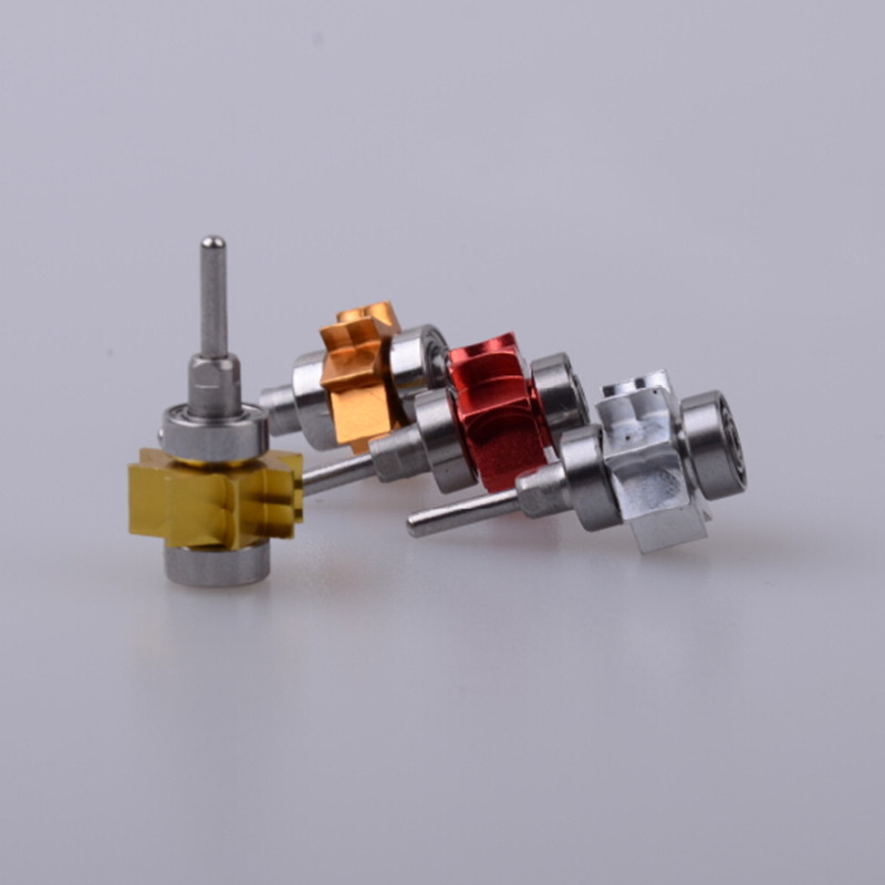 Dental Mini Head Double LED airotor Handpiece 2/4 Holes Child Air Turbine