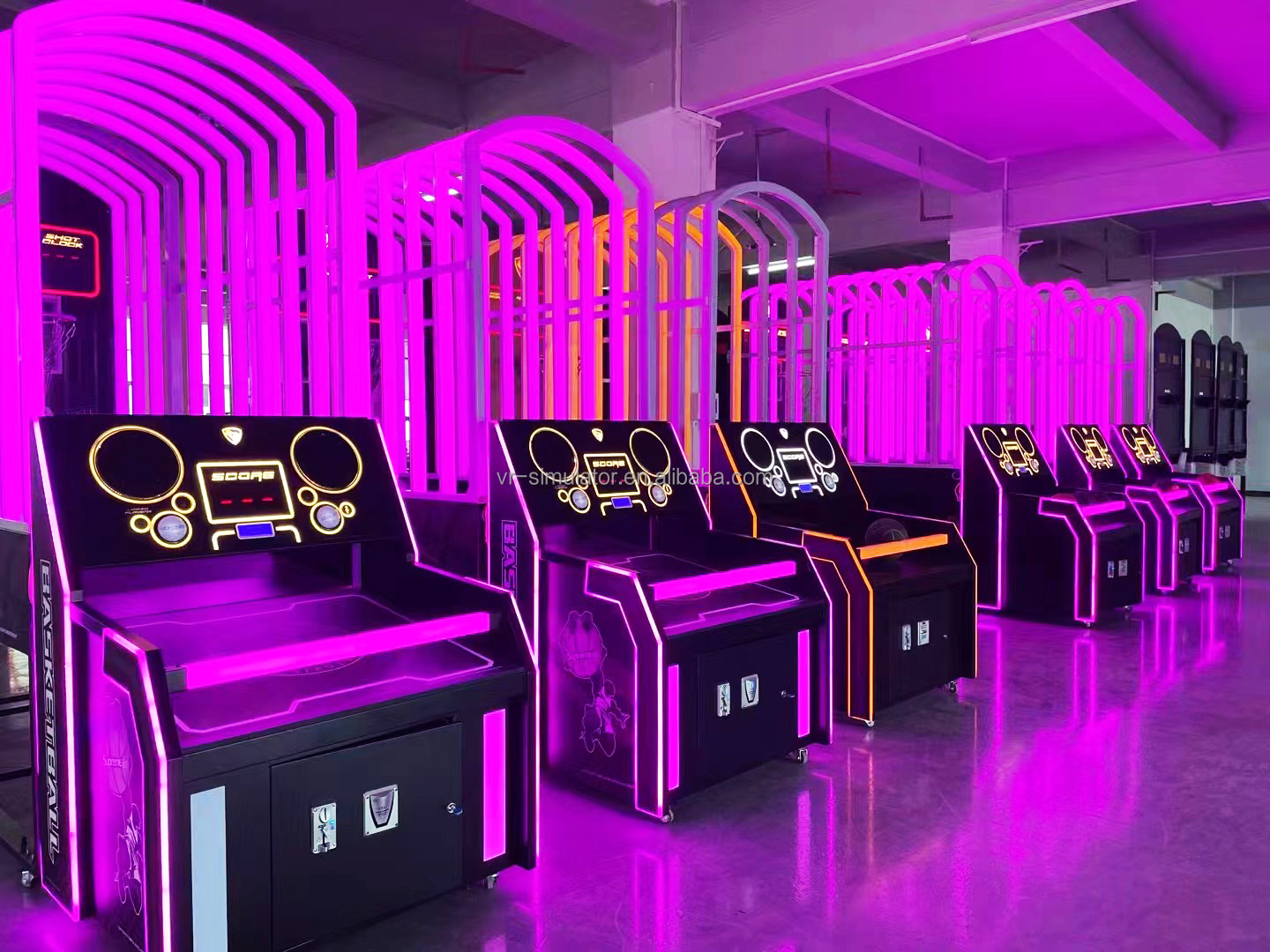 Dreamland Exclusive Design Coin Operated Luxury Slam King Basketball Machine For Indoor Amusement Park