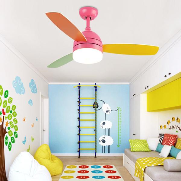 Buy cheap 42 inch led Ceiling fan lamp light with Remote Control 18w Kids room cooling fans Light(WH-CLL-17) from wholesalers