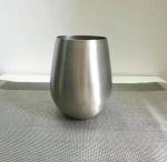 Nature Color Stainless Steel Insulated Bottle 18oz 500ml Wine Glasses