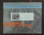 High Quality Two Track Transparent Vacuum Plastic PE Zipper for package bag,
