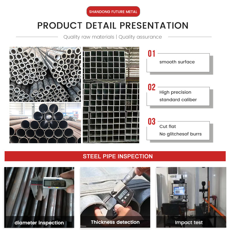 6m Length Round St45 St52 Prime Steel St20 Seamless Tube 10 Inch Carbon Steel Pipe Schedule 40