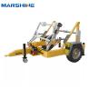 Buy cheap Self Loading Hydraulic Cable Drum Trailer Double Reel Customized from wholesalers