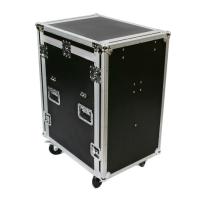 Buy cheap 14U Aluminum Plywood DJ Mixer Rack Flight Case With Wheels product
