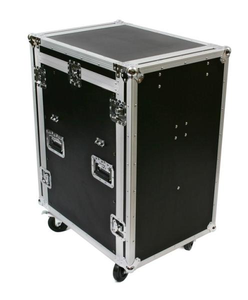 Buy cheap 14U Aluminum Plywood DJ Mixer Rack Flight Case With Wheels from wholesalers