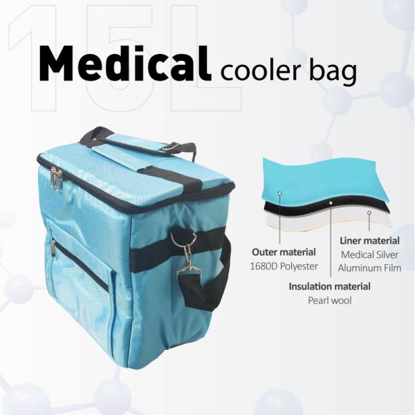 Buy cheap 30L Capacity Soft Sided Cooler Insulated Medical Cooler With Pearl Wool Material from wholesalers