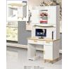 Buy cheap MDF Contemporary Computer Table With Storage Cabinet Large Capacity from wholesalers