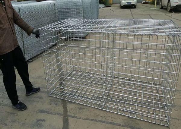 Buy cheap 1m X 1m X 0.5m Iso9001 L6m Q195 Stone Filled Cages Hot Dipped Galvanized from wholesalers