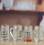 2oz Colored Bottom Mini Shot Glasses For Bar Drink Game