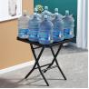 Buy cheap Outdoor Table Metal Tempered Glass Square Round Folding Foldable Coffee Dining Table from wholesalers