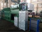 Wastepaper And Pet Bottle 52.5KW Horizontal Press Machine