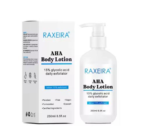 Hydrating Body Lotion 15% Glycolic Acid Glowing Skin Brighten Moisturizing Milk