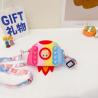 Buy cheap Rocket Cartoon Pop Purse Bag Pencil Case Crossbody Purse Bag Wallet Bag Makeup Bag Storage Container Kids Christmas Gift from wholesalers