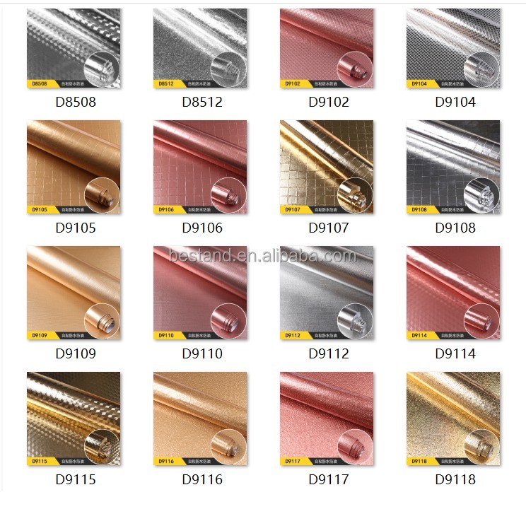Decorative Wallpaper Roll Waterproof Adhesive Wallpaper Suppliers 3D Wall Paper