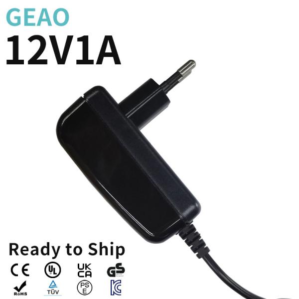 Buy cheap OEM 12v 1a Power Adapter 12W Wall Plug Power Adapter Electric Unit from wholesalers