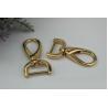 Buy cheap Durable nickel free 3 color zinc alloy metal 20 mm eye bolt d ring snap hook for handbag from wholesalers