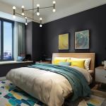 Indoor Decoration Black PVC Wallpaper with Waterproof Self Adhesive Roll Size 0