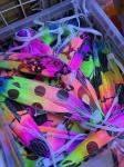 Adult Play and Fun Bouncing 9 Inch PVC Beach Ball with Novelty Rainbow Design