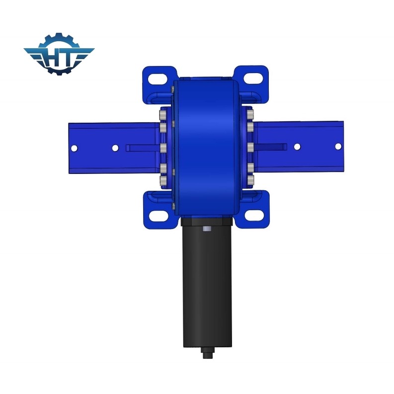 Vertical Worm Gear Solar Slewing Drive Strong Torque For Panel Tracking System 9 Inch