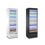 LED Light Drink Beverage Chiller Upright Cold Drink Refrigerator For The