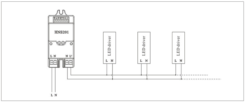 Microwave Motion Sensor Module Lux - Off Function 120 ~ 277v Input
