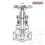 3 / 4'' Alloy Steel Globe Valve Socket Welding 800LB Easy Disassembly