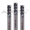 Buy cheap 40 Degree 5 Flute End Mill 12mm Square End Mill Cutter 0.4μm For Finish Milling from wholesalers
