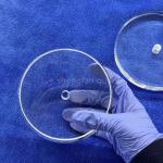 Coustomization Transparent Fused Silica Glass Sheet UV Quartz Glass Plate For
