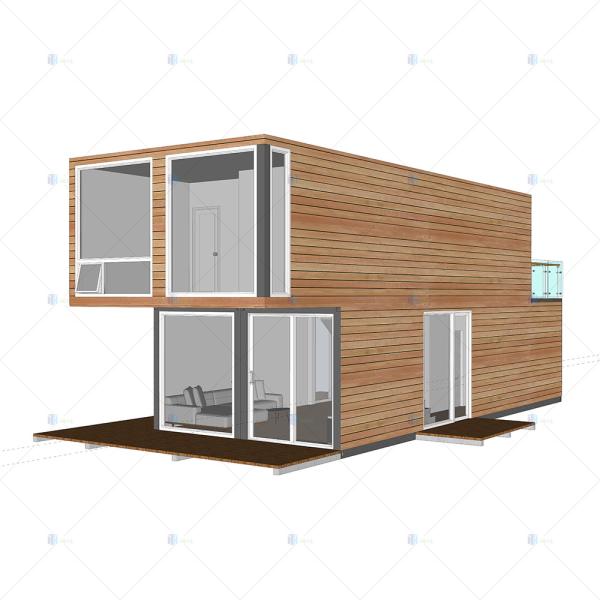 Buy cheap Residential - (Heya-2X05) Prefabricated Expandable Container Homes 40Ft Luxury House Prices from wholesalers