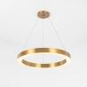Buy cheap Led Modern Gold Round alluminum Ceiling Pendant Lights For Kitchen Hotel Project Lighting from wholesalers
