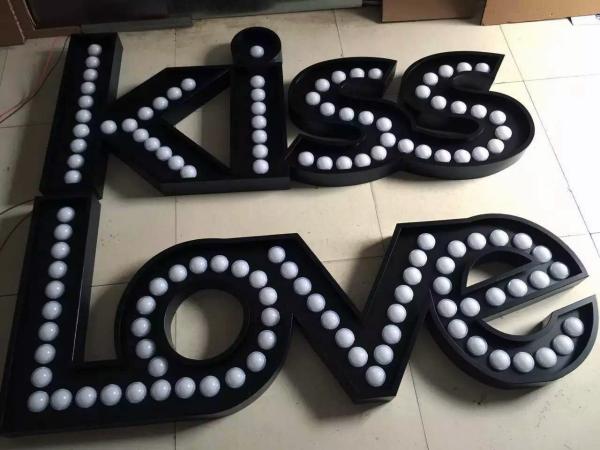 Buy cheap KooSion outdoor metal letter luminous business signs from wholesalers