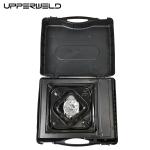 Portable Brushed Stainless Steel Camping Gas Stove for High Pressure Windproof
