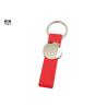 Buy cheap Zinc Alloy Material Promotional Personalised Leather Keyring 86 * 30 * 8mm Size from wholesalers