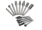 Taper Head Tungsten Carbide Rotary Burrs Crosscut Teeth Cutter High Strength