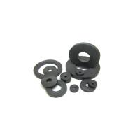 Buy cheap Donut Shaped Strongest Sintered Ferrite Ring Magnet High Strength Various Sizes product