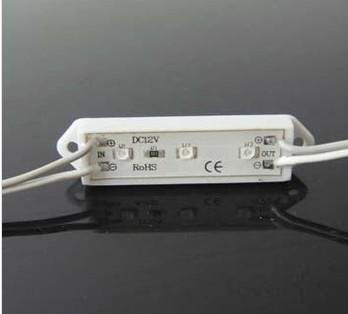 Buy cheap 3pcs SMD 3528 leds DC12V High Lumen waterproof led module 20pcs/string from wholesalers